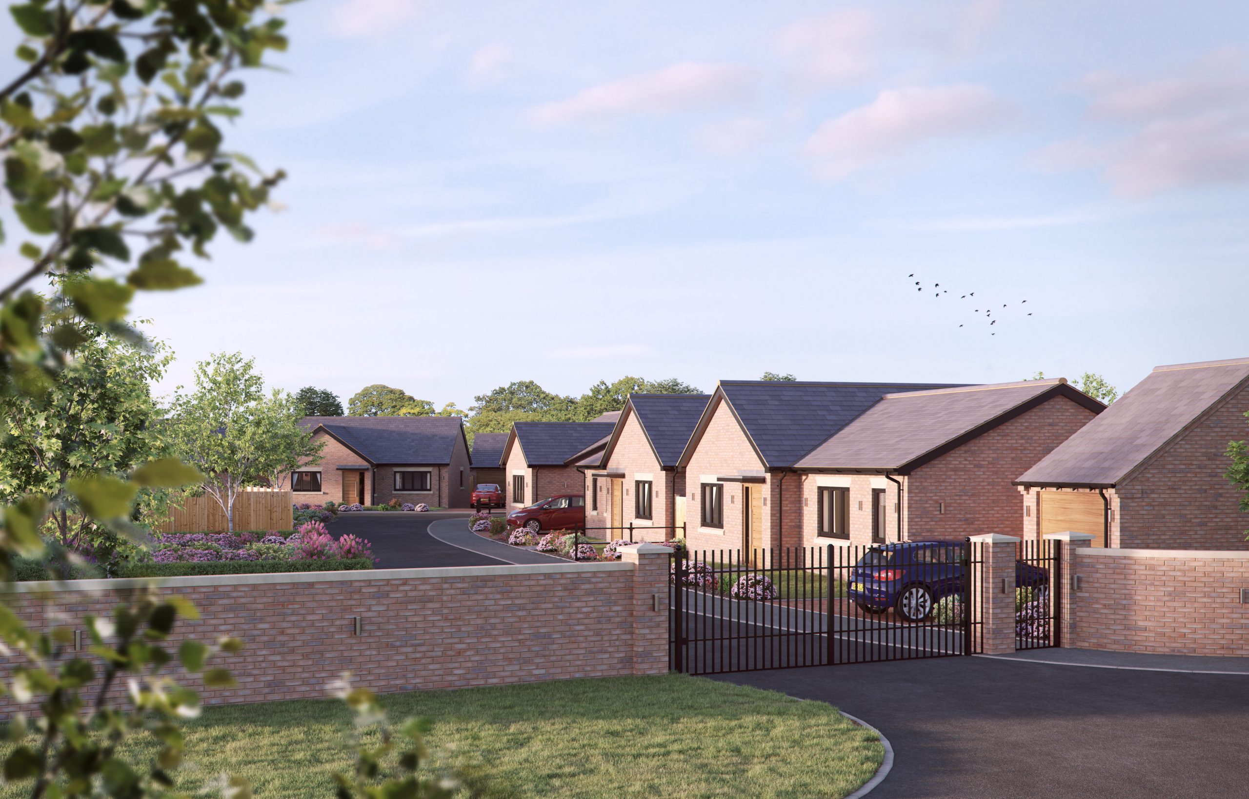 8 luxury bungalows released for sale in Norton in Hales